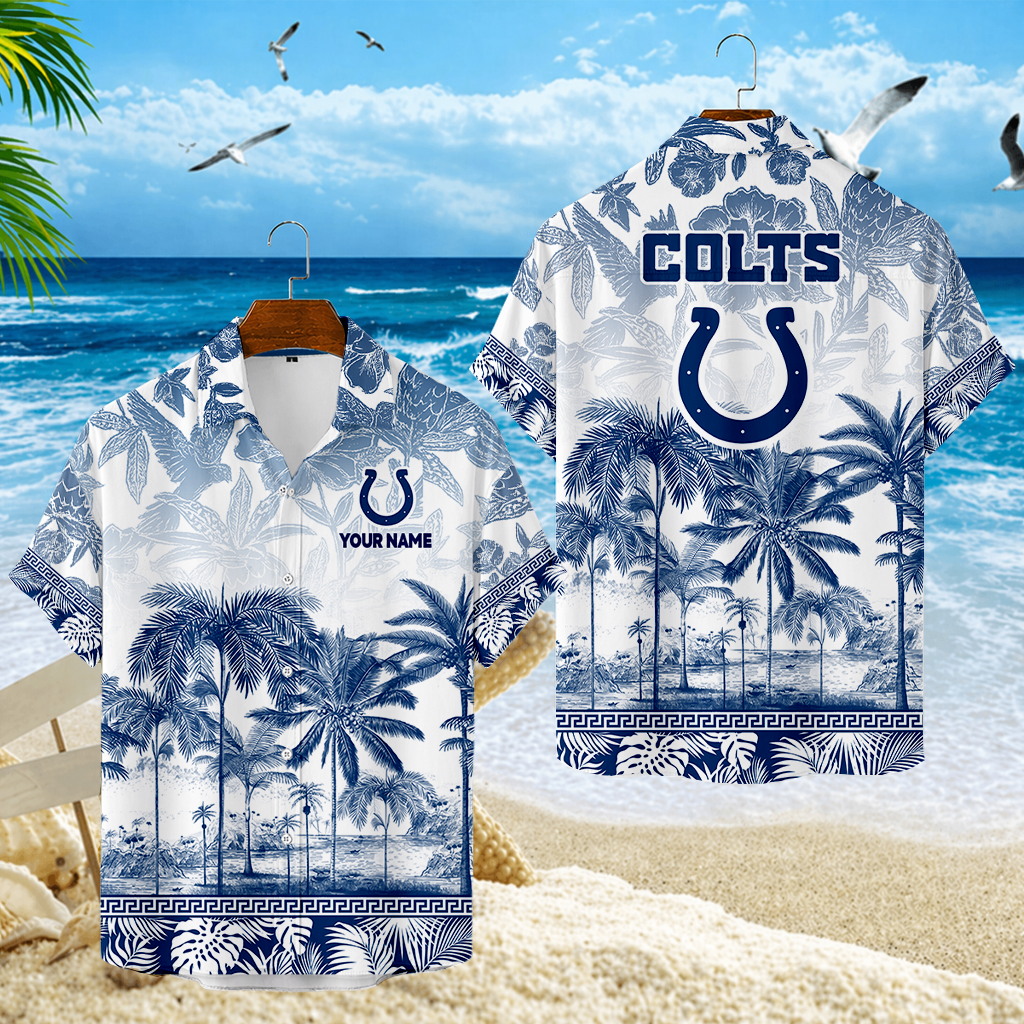 LIMITED EDITION - NEW CUSTOMIZED NFL17 IDC INDIANAPOLIS COLTS UNISEX HAWAIIAN SHIRT