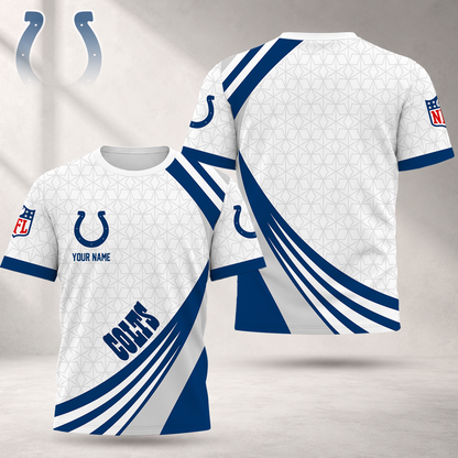 FINAL SALE - NEW CUSTOMIZED NFL17 IDC INDIANAPOLIS COLTS T-SHIRT, POLO SHIRT, ZIP POLO SHIRT, SWEATSHIRT, HOODIE & ZIP HOODIE