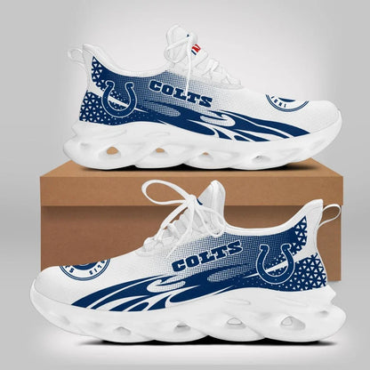 VIRAL EDITION - NEW CUSTOMIZED NFL17 IDC INDIANAPOLIS COLTS UNISEX MAX SOUL SHOES