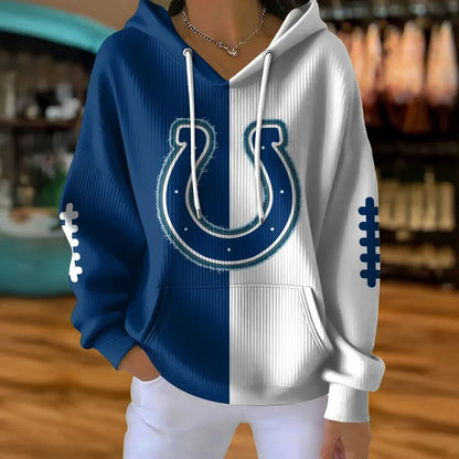 VIRAL EDITION - NEW CUSTOMIZED NFL17 IDC INDIANAPOLIS COLTS RIBBED HOODIE & SWEATSHIRT