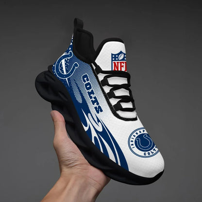 VIRAL EDITION - NEW CUSTOMIZED NFL17 IDC INDIANAPOLIS COLTS UNISEX MAX SOUL SHOES
