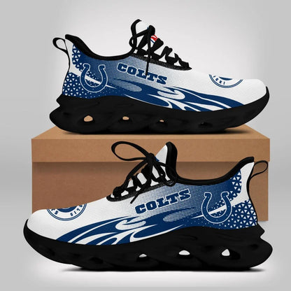 VIRAL EDITION - NEW CUSTOMIZED NFL17 IDC INDIANAPOLIS COLTS UNISEX MAX SOUL SHOES