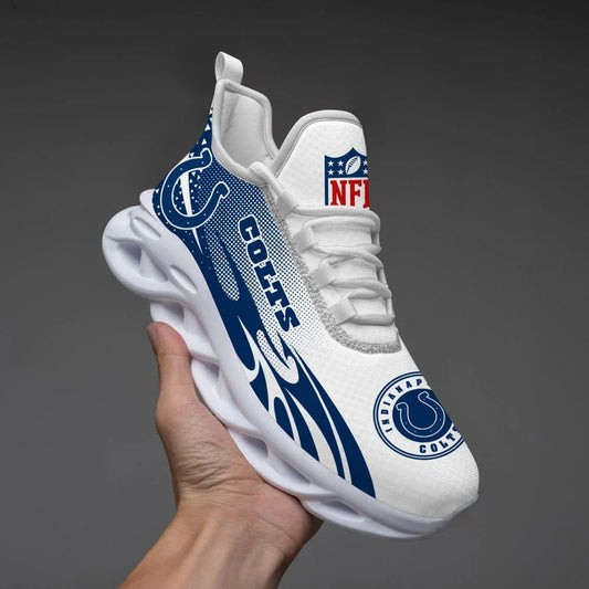 VIRAL EDITION - NEW CUSTOMIZED NFL17 IDC INDIANAPOLIS COLTS UNISEX MAX SOUL SHOES