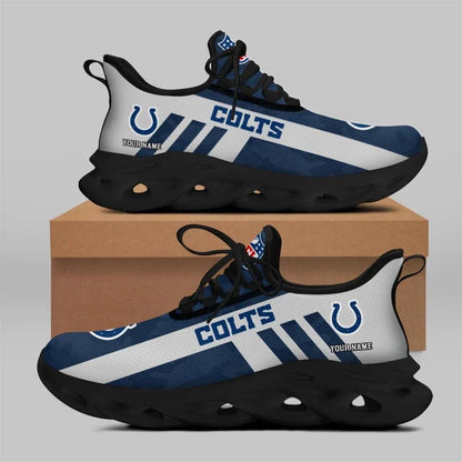 VIRAL EDITION - NEW CUSTOMIZED NFL17 IDC INDIANAPOLIS COLTS UNISEX MAX SOUL SHOES