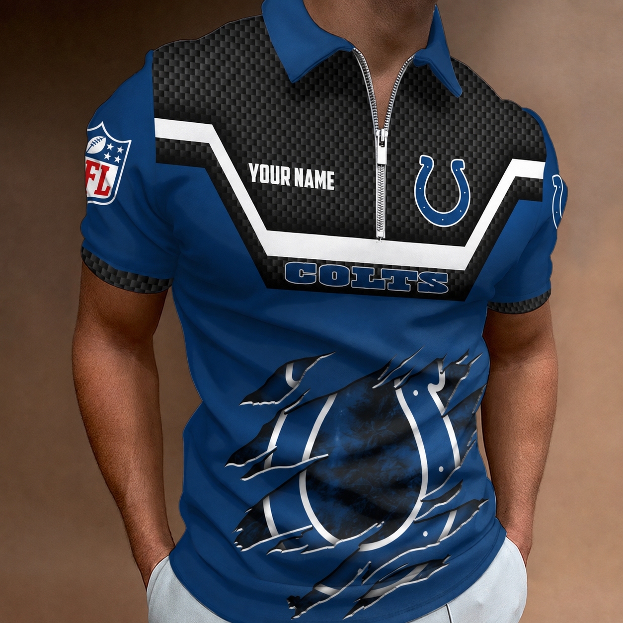 LIMITED EDITION - NEW CUSTOMIZED NFL17 IDC INDIANAPOLIS COLTS T-SHIRT, POLO SHIRT, ZIP POLO SHIRT, SWEATSHIRT, HOODIE & ZIP HOODIE
