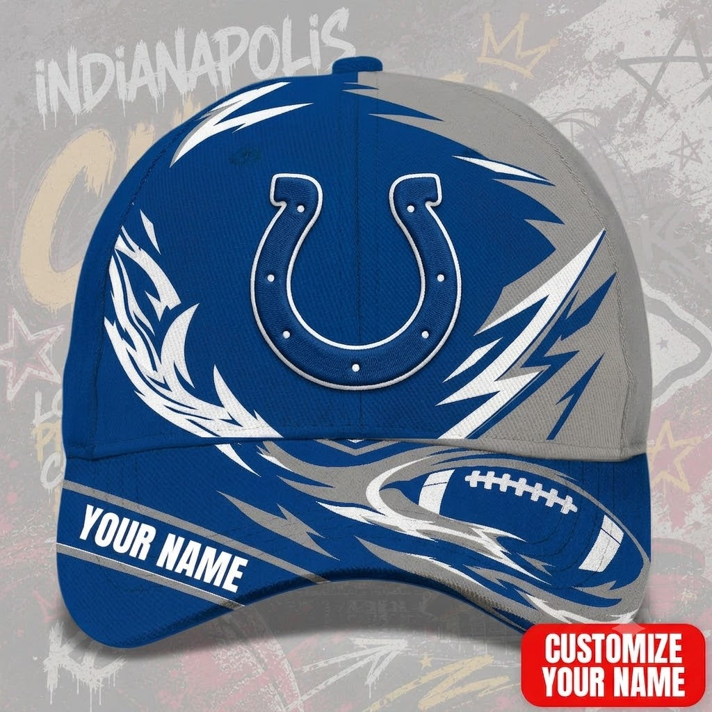 SPECIAL EDITION - NEW CUSTOMIZED NFL17 IDC INDIANAPOLIS COLTS CLASSIC CAP