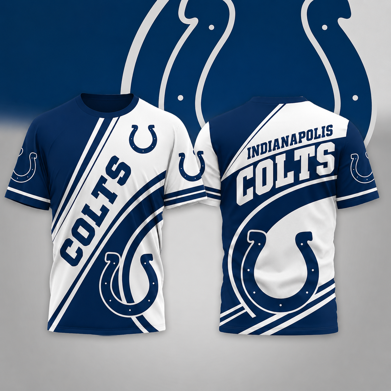 FINAL SALE - NEW CUSTOMIZED NFL17 IDC INDIANAPOLIS COLTS POLO SHIRT, ZIP POLO SHIRT, T-SHIRT, HOODIE, ZIP HOODIE & SWEATSHIRT