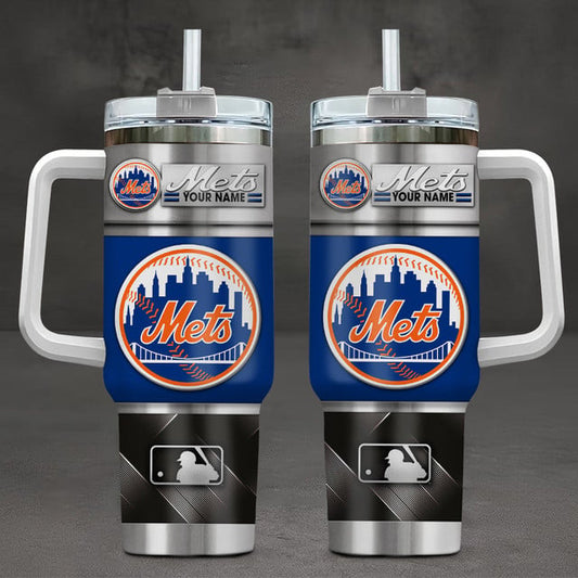 LIMITED EDITION - NEW CUSTOMIZED MLB17 NYM NEW YORK METS TUMBLER CUP