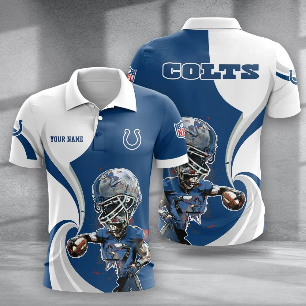 SPECIAL EDITION - NEW CUSTOMIZED NFL17 IDC INDIANAPOLIS COLTS T-SHIRT, POLO SHIRT, ZIP POLO SHIRT, SWEATSHIRT, HOODIE & ZIP HOODIE