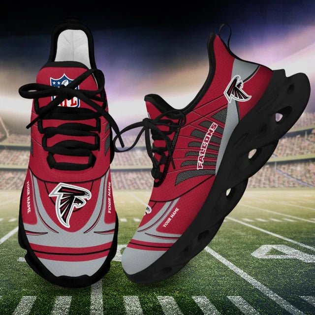 SPECIAL EDITION - NEW CUSTOMIZED NFL18 ATF ATLANTA FALCONS UNISEX MAX SOUL SHOES