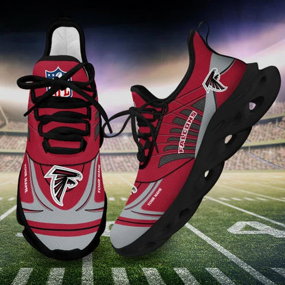 SPECIAL EDITION - NEW CUSTOMIZED NFL18 ATF ATLANTA FALCONS UNISEX MAX SOUL SHOES