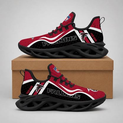 LIMITED EDITION - NEW CUSTOMIZED NFL18 ATF ATLANTA FALCONS MAX SOUL SHOES