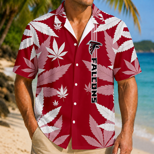 FINAL SALE - NEW CUSTOMIZED NFL18 ATF ATLANTA FALCONS UNISEX HAWAIIAN SHIRT