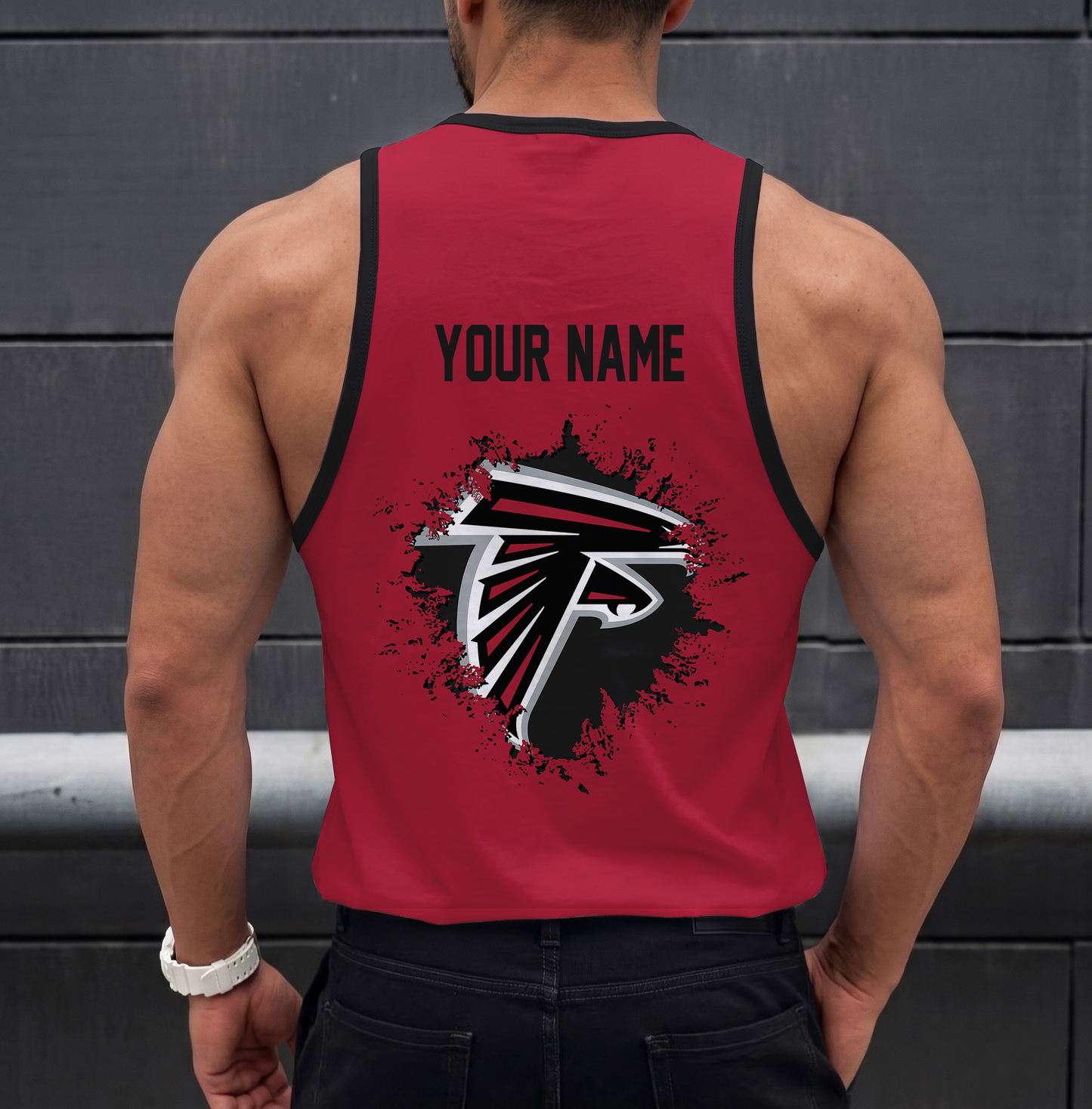 LIMITED EDITION - NEW CUSTOMIZED NFL18 ATF ATLANTA FALCONS UNISEX TANK TOP