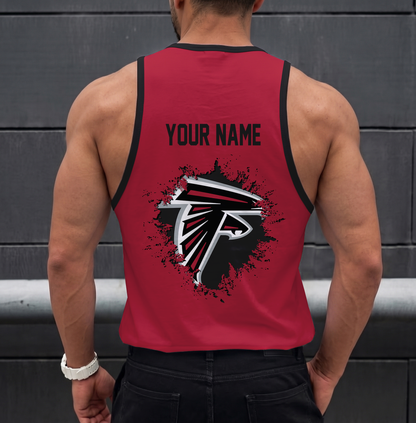 LIMITED EDITION - NEW CUSTOMIZED NFL18 ATF ATLANTA FALCONS UNISEX TANK TOP