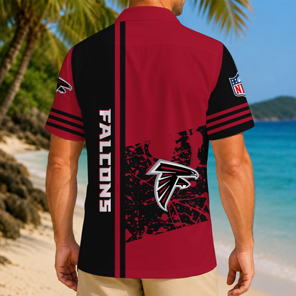 FINAL SALE - NEW CUSTOMIZED NFL18 ATF ATLANTA FALCONS UNISEX HAWAIIAN SHIRT