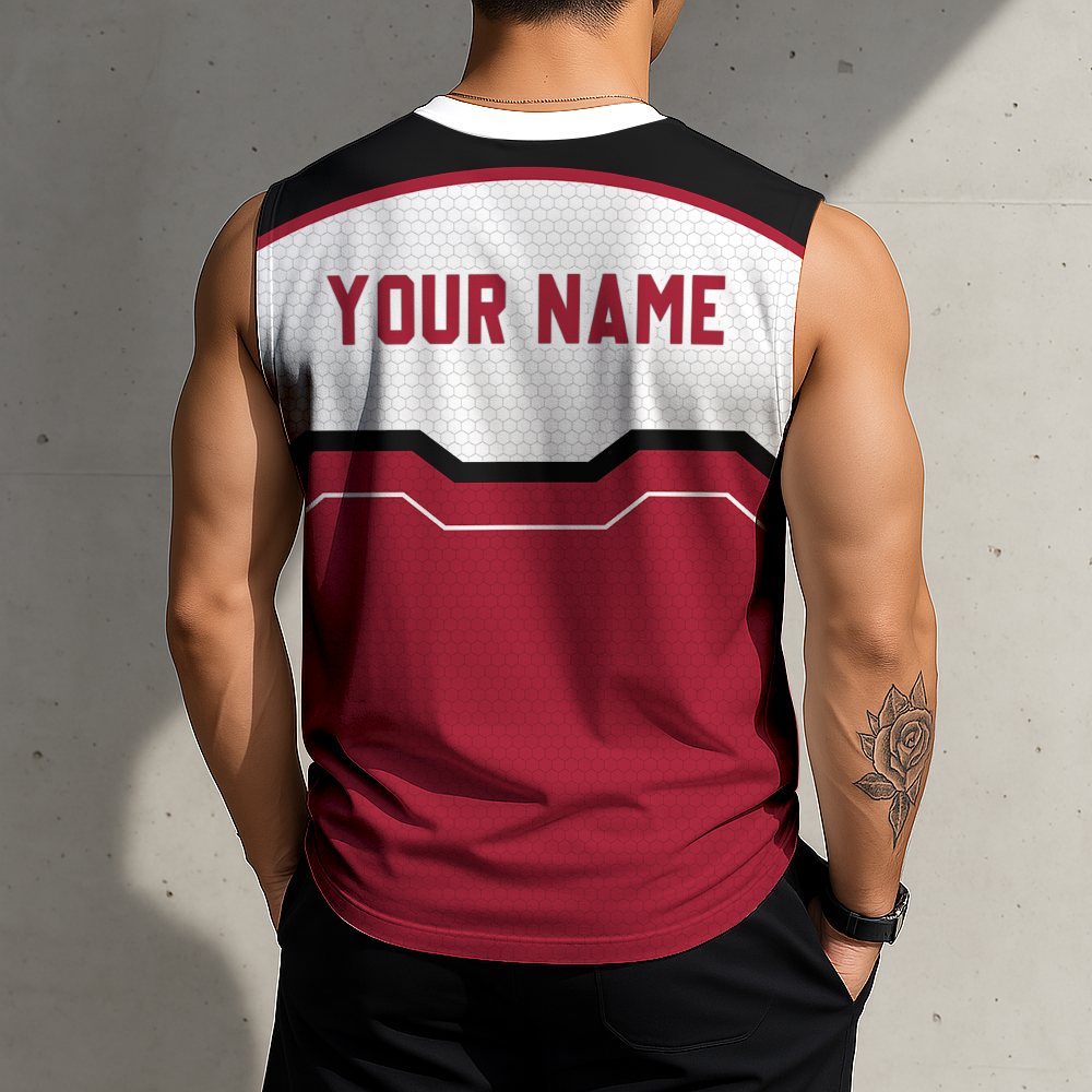 FINAL SALE - NEW CUSTOMIZED NFL18 ATF ATLANTA FALCONS MEN'S GYM SHIRT
