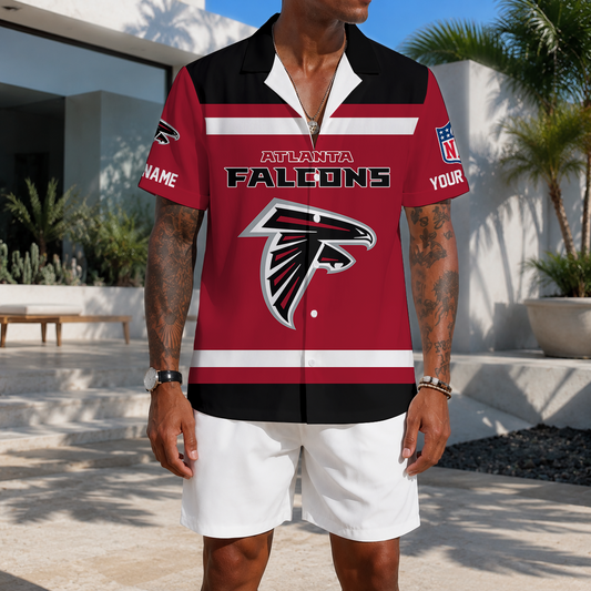 FLASH SALE - NEW CUSTOMIZED NFL18 ATF ATLANTA FALCONS UNISEX HAWAIIAN SHIRT