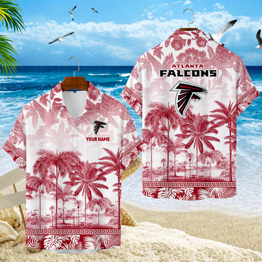 LIMITED EDITION - NEW CUSTOMIZED NFL18 ATF ATLANTA FALCONS UNISEX HAWAIIAN SHIRT