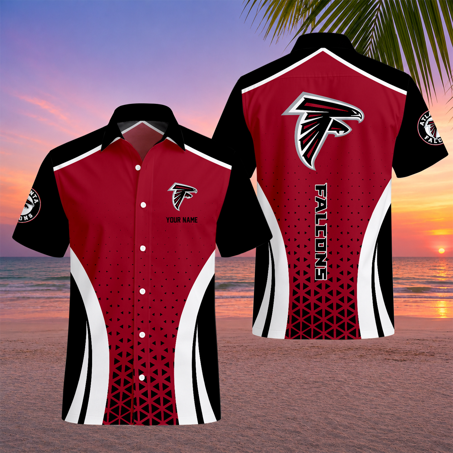 VIRAL EDITION - NEW CUSTOMIZED NFL18 ATF ATLANTA FALCONS UNISEX HAWAIIAN SHIRT