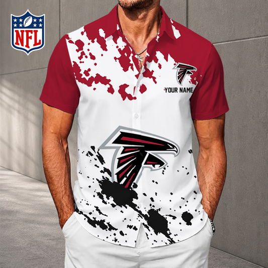 LIMITED EDITION - NEW CUSTOMIZED NFL18 ATF ATLANTA FALCONS UNISEX HAWAIIAN SHIRT