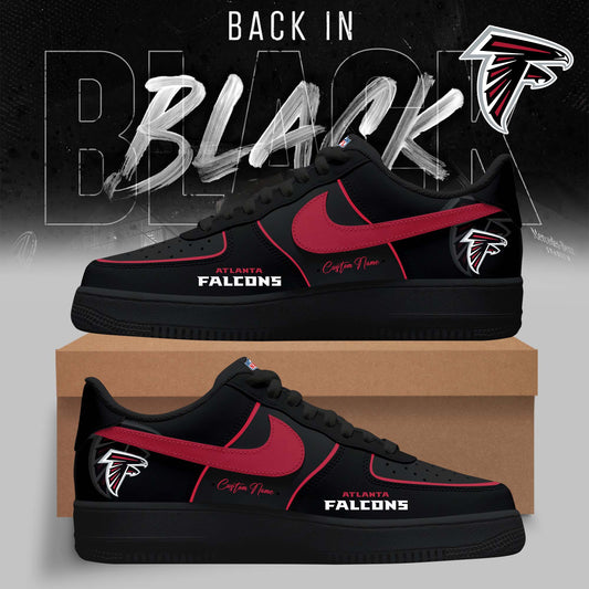 FINAL SALE - NEW CUSTOMIZED NFL18 ATF ATLANTA FALCONS AF1 SNEAKERS