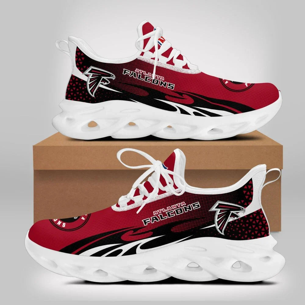VIRAL EDITION - NEW CUSTOMIZED NFL18 ATF ATLANTA FALCONS UNISEX MAX SOUL SHOES