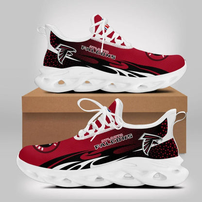 VIRAL EDITION - NEW CUSTOMIZED NFL18 ATF ATLANTA FALCONS UNISEX MAX SOUL SHOES