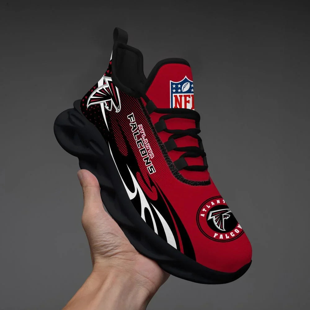 VIRAL EDITION - NEW CUSTOMIZED NFL18 ATF ATLANTA FALCONS UNISEX MAX SOUL SHOES