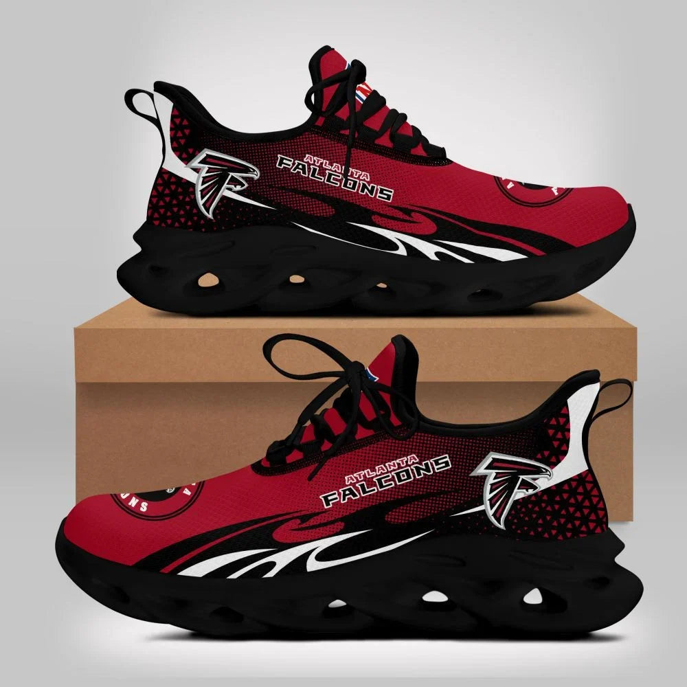 VIRAL EDITION - NEW CUSTOMIZED NFL18 ATF ATLANTA FALCONS UNISEX MAX SOUL SHOES