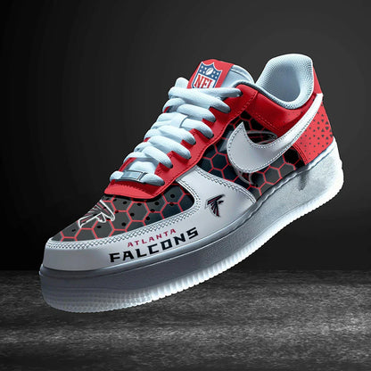LIMITED EDITION - NEW CUSTOMIZED NFL18 ATF ATLANTA FALCONS AF1 SNEAKERS