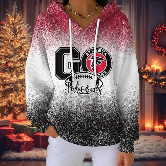 SPECIAL EDITION - NEW CUSTOMIZED NFL18 ATF ATLANTA FALCONS RIBBED HOODIE & SWEATSHIRT