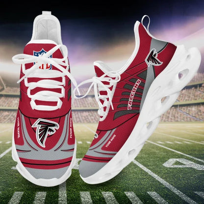 SPECIAL EDITION - NEW CUSTOMIZED NFL18 ATF ATLANTA FALCONS UNISEX MAX SOUL SHOES