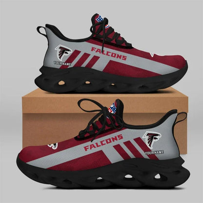VIRAL EDITION - NEW CUSTOMIZED NFL18 ATF ATLANTA FALCONS UNISEX MAX SOUL SHOES