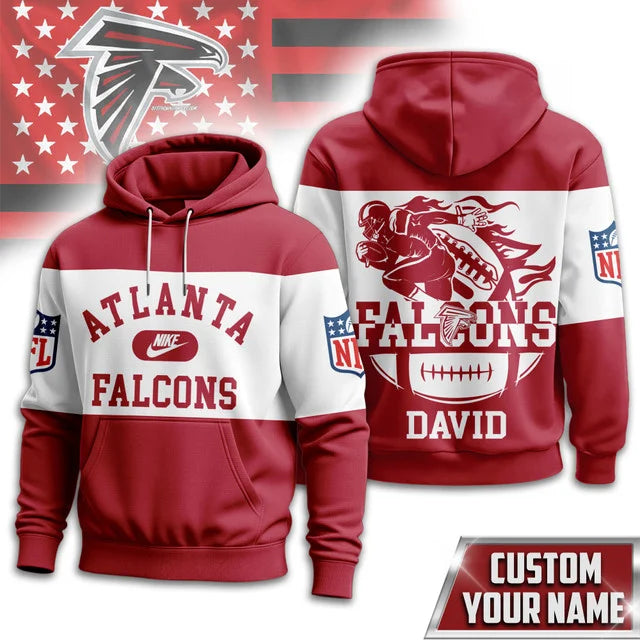 VIRAL EDITION - NEW CUSTOMIZED NFL18 ATF ATLANTA FALCONS T-SHIRT, POLO SHIRT, ZIP POLO SHIRT, SWEATSHIRT, HOODIE & ZIP HOODIE