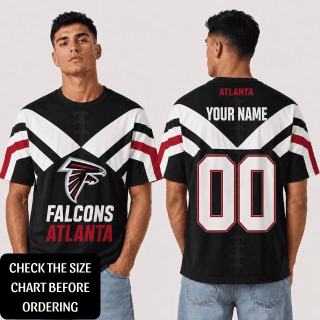 SPECIAL EDITION - NEW CUSTOMIZED NFL18 ATF ATLANTA FALCONS T-SHIRT, POLO SHIRT, ZIP POLO SHIRT, HOODIE, ZIP HOODIE & SWEATSHIRT