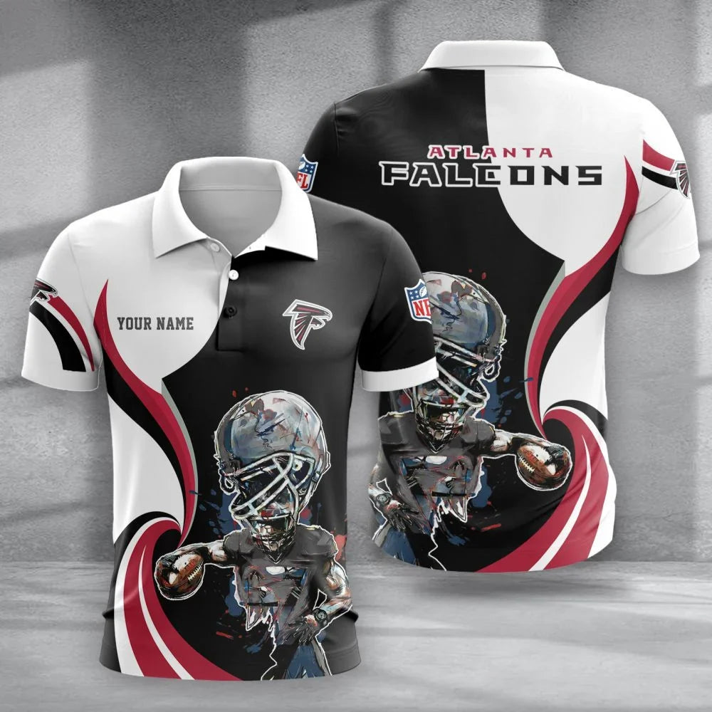SPECIAL EDITION - NEW CUSTOMIZED NFL18 ATF ATLANTA FALCONS T-SHIRT, POLO SHIRT, ZIP POLO SHIRT, SWEATSHIRT, HOODIE & ZIP HOODIE