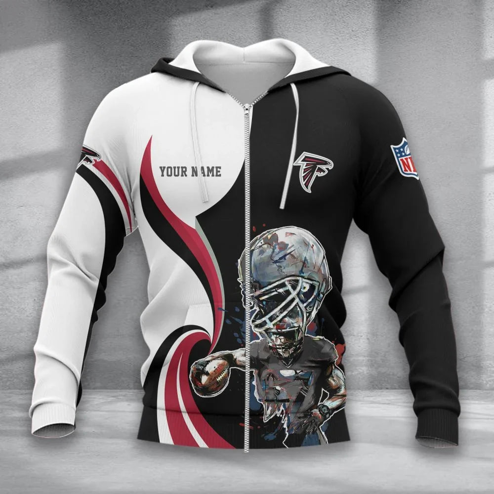 SPECIAL EDITION - NEW CUSTOMIZED NFL18 ATF ATLANTA FALCONS T-SHIRT, POLO SHIRT, ZIP POLO SHIRT, SWEATSHIRT, HOODIE & ZIP HOODIE