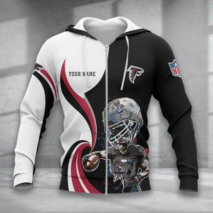 SPECIAL EDITION - NEW CUSTOMIZED NFL18 ATF ATLANTA FALCONS T-SHIRT, POLO SHIRT, ZIP POLO SHIRT, SWEATSHIRT, HOODIE & ZIP HOODIE