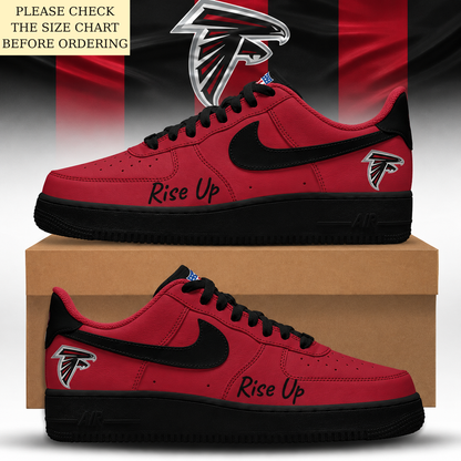 HOT DEAL - NEW CUSTOMIZED NFL18 ATF ATLANTA FALCONS AF1 SHOES