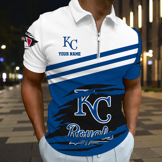 HOT DEAL - NEW CUSTOMIZED MLB19 KCR KANSAS CITY ROYALS T-SHIRT, POLO SHIRT, ZIP POLO SHIRT, SWEATSHIRT, HOODIE & ZIP HOODIE