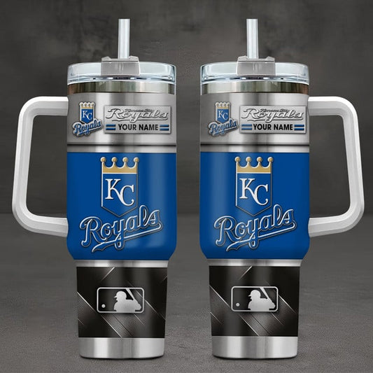 LIMITED EDITION - NEW CUSTOMIZED MLB19 KCR KANSAS CITY ROYALS TUMBLER CUP