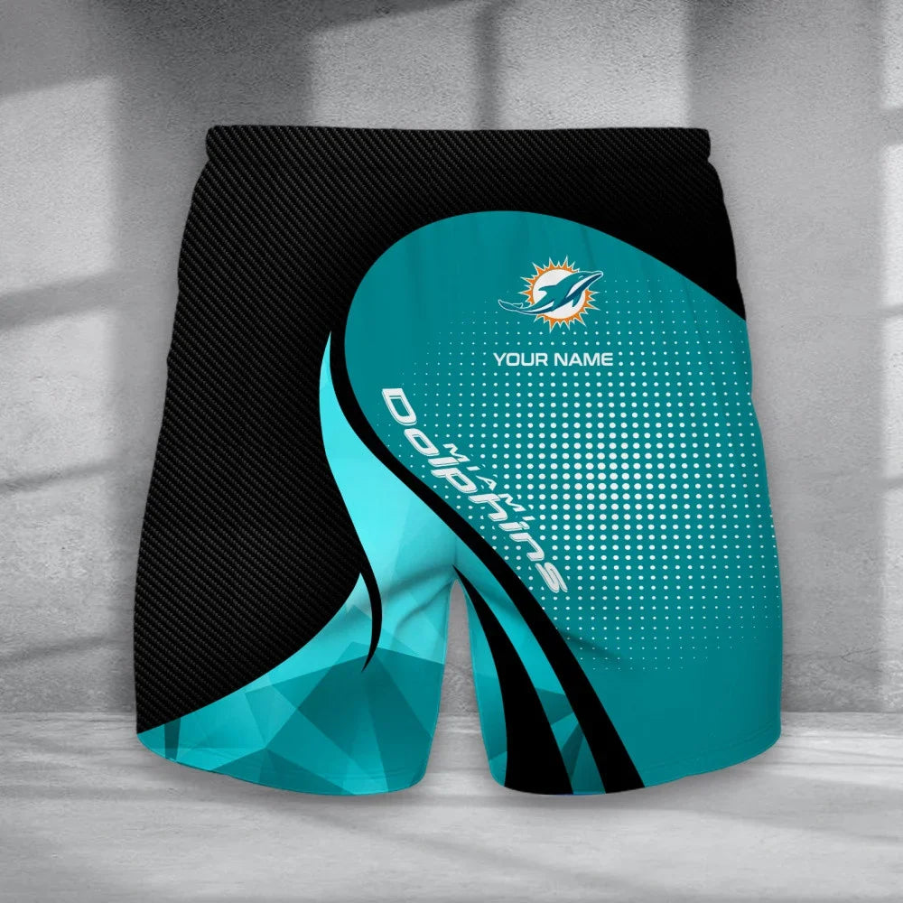 LIMITED EDITION - NEW CUSTOMIZED NFL19 MDP MIAMI DOLPHINS POLO, T-SHIRT & SHORT PANTS SET