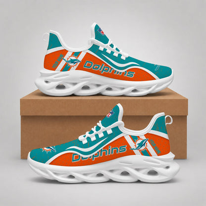 LIMITED EDITION - NEW CUSTOMIZED NFL19 MDP MIAMI DOLPHINS MAX SOUL SHOES