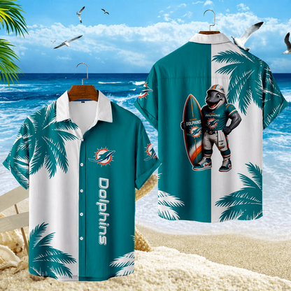 LIMITED EDITION - NEW CUSTOMIZED NFL19 MDP MIAMI DOLPHINS UNISEX HAWAIIAN SHIRT
