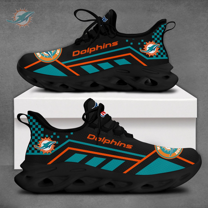 LIMITED EDITION - NEW CUSTOMIZED NFL19 MDP MIAMI DOLPHINS MAX SOUL SHOES