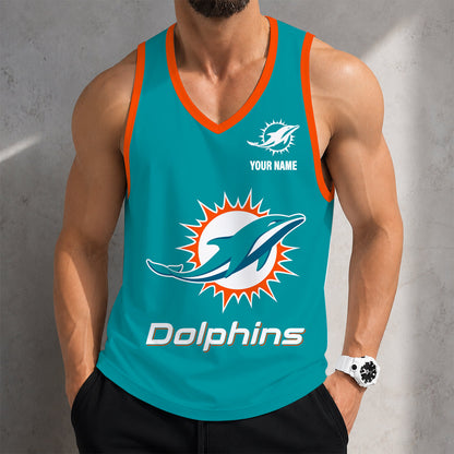 VIRAL EDITION - NEW CUSTOMIZED NFL19 MDP MIAMI DOLPHINS TANK TOP