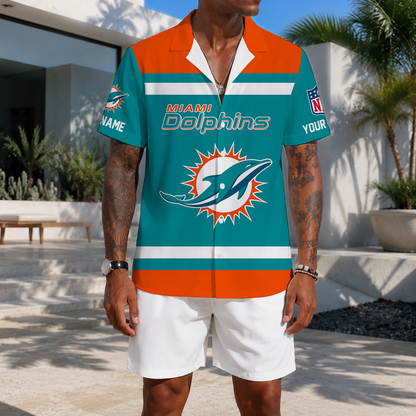 FLASH SALE - NEW CUSTOMIZED NFL19 MDP MIAMI DOLPHINS UNISEX HAWAIIAN SHIRT