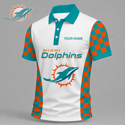 LIMITED EDITION - NEW CUSTOMIZED NFL19 MDP MIAMI DOLPHINS T-SHIRT, POLO SHIRT, ZIP POLO SHIRT, SWEATSHIRT, HOODIE & ZIP HOODIE
