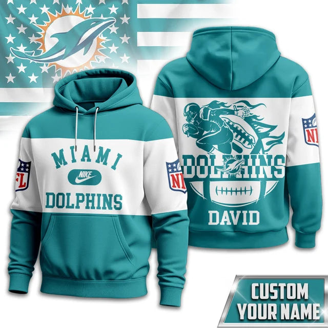 VIRAL EDITION - NEW CUSTOMIZED NFL19 MDP MIAMI DOLPHINS T-SHIRT, POLO SHIRT, ZIP POLO SHIRT, SWEATSHIRT, HOODIE & ZIP HOODIE